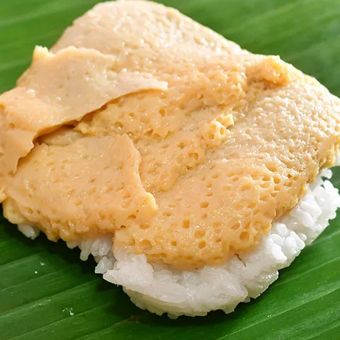 タイ風カスタードともち米のココナッツミルク(カオニャオサンカヤー)